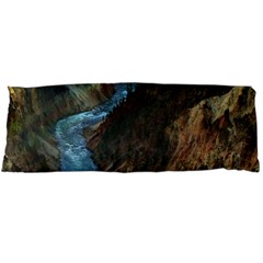 Yellowstone Lower Falls Body Pillow Cases (dakimakura)  by trendistuff