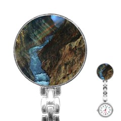 Yellowstone Lower Falls Stainless Steel Nurses Watches by trendistuff