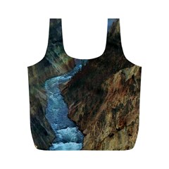 Yellowstone Lower Falls Full Print Recycle Bags (m)  by trendistuff