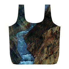 Yellowstone Lower Falls Full Print Recycle Bags (l)  by trendistuff