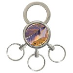 WATERFALL AFRICA ZAMBIA 3-Ring Key Chains Front