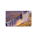 WATERFALL AFRICA ZAMBIA Magnet (Name Card) Front