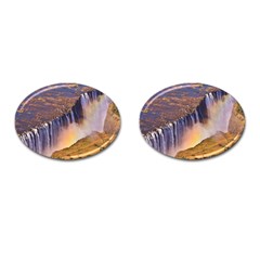 Waterfall Africa Zambia Cufflinks (oval) by trendistuff