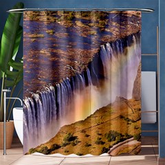 WATERFALL AFRICA ZAMBIA Shower Curtain 60  x 72  (Medium) 