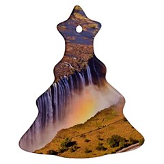 Waterfall Africa Zambia Christmas Tree Ornament (2 Sides) by trendistuff