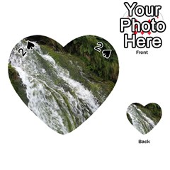 Water Overflow Playing Cards 54 (heart)  by trendistuff