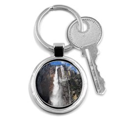 Salto Del Angel Key Chains (round)  by trendistuff