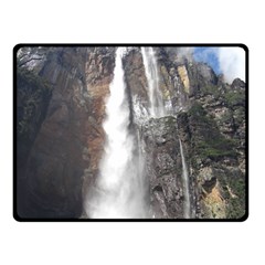 Salto Del Angel Double Sided Fleece Blanket (small)  by trendistuff