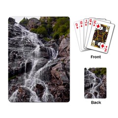 Mountain Waterfall Playing Card by trendistuff