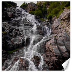 Mountain Waterfall Canvas 16  X 16   by trendistuff