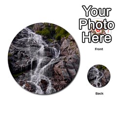 Mountain Waterfall Multi-purpose Cards (round) 