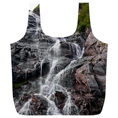 Mountain Waterfall Full Print Recycle Bags (l)  by trendistuff