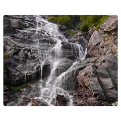 Mountain Waterfall Double Sided Flano Blanket (medium)  by trendistuff