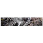 MOUNTAIN WATERFALL Flano Scarf (Small)  Front