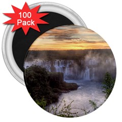 Iguazu Falls 3  Magnets (100 Pack) by trendistuff