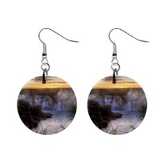 Iguazu Falls Mini Button Earrings by trendistuff