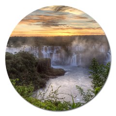 Iguazu Falls Magnet 5  (round) by trendistuff