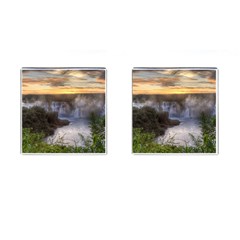 Iguazu Falls Cufflinks (square) by trendistuff