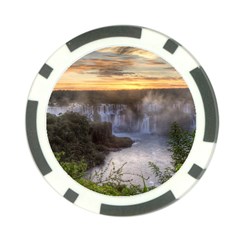 Iguazu Falls Poker Chip Card Guards by trendistuff