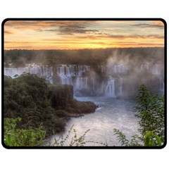 Iguazu Falls Fleece Blanket (medium)  by trendistuff