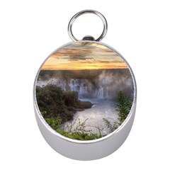 Iguazu Falls Mini Silver Compasses by trendistuff