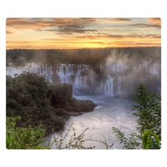 Iguazu Falls Double Sided Flano Blanket (small)  by trendistuff