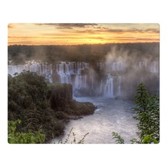 Iguazu Falls Double Sided Flano Blanket (large)  by trendistuff