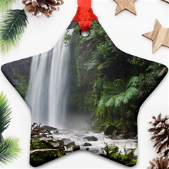 Hopetoun Falls Ornament (star)  by trendistuff