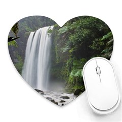 Hopetoun Falls Heart Mousepads by trendistuff