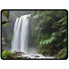 Hopetoun Falls Fleece Blanket (large)  by trendistuff