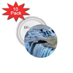 GULLFOSS WATERFALLS 2 1.75  Buttons (10 pack) Front