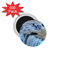 Gullfoss Waterfalls 2 1 75  Magnets (100 Pack)  by trendistuff