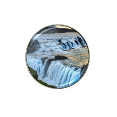 Gullfoss Waterfalls 2 Hat Clip Ball Marker by trendistuff