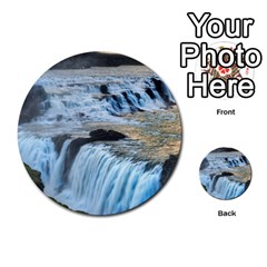 Gullfoss Waterfalls 2 Multi-purpose Cards (round)  by trendistuff