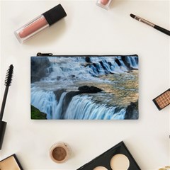 Gullfoss Waterfalls 2 Cosmetic Bag (small)  by trendistuff