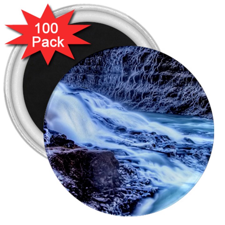 GULLFOSS WATERFALLS 1 3  Magnets (100 pack)