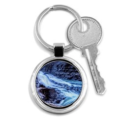 Gullfoss Waterfalls 1 Key Chains (round)  by trendistuff