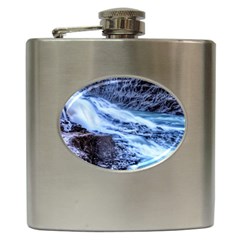 Gullfoss Waterfalls 1 Hip Flask (6 Oz) by trendistuff