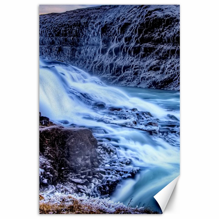 GULLFOSS WATERFALLS 1 Canvas 24  x 36 