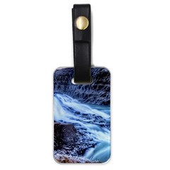 Gullfoss Waterfalls 1 Luggage Tags (one Side)  by trendistuff