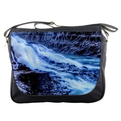 Gullfoss Waterfalls 1 Messenger Bags by trendistuff