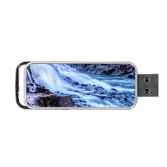 Gullfoss Waterfalls 1 Portable Usb Flash (one Side) by trendistuff