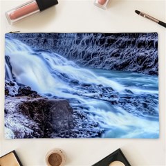 Gullfoss Waterfalls 1 Cosmetic Bag (xxl)  by trendistuff