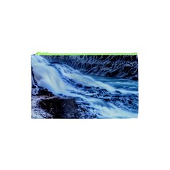 Gullfoss Waterfalls 1 Cosmetic Bag (xs) by trendistuff