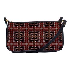 Check Ornate Pattern Shoulder Clutch Bags by dflcprints