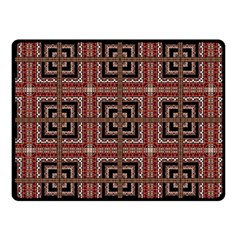 Check Ornate Pattern Fleece Blanket (small) by dflcprints