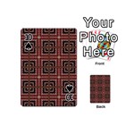 Check Ornate Pattern Playing Cards 54 (Mini)  Front - Spade10