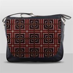 Check Ornate Pattern Messenger Bags by dflcprints