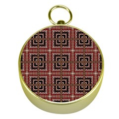 Check Ornate Pattern Gold Compasses by dflcprints