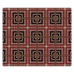 Check Ornate Pattern Double Sided Flano Blanket (small)  by dflcprints